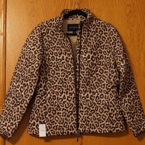 leopard print winter jacket